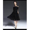 Elegante süße Prinzessin Black Lace Dress für Damen